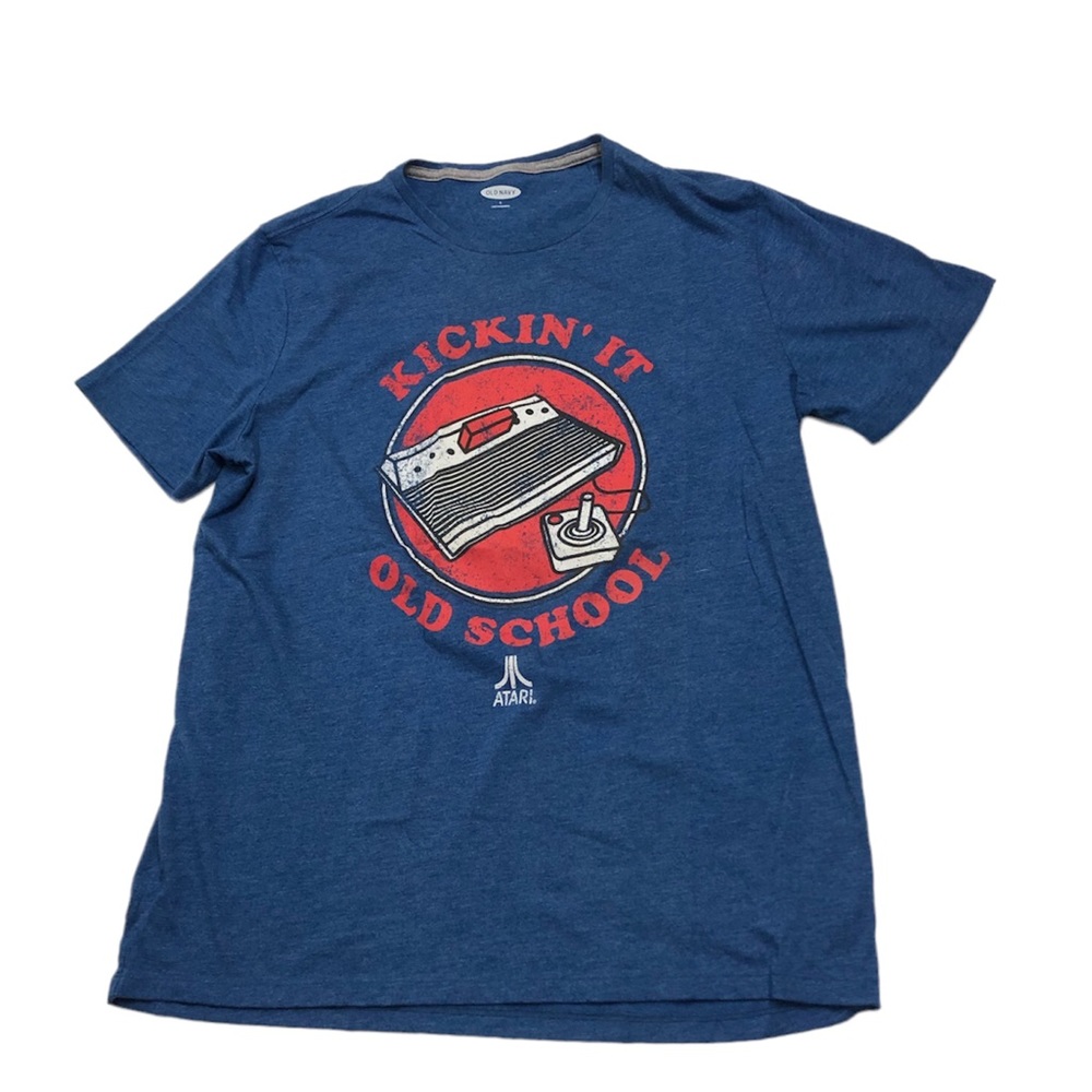 Atari Kickin' It Old School Old Navy T Shirt Graphic Print
